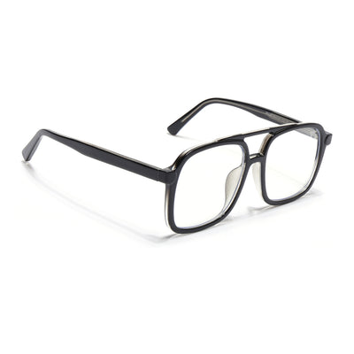 Voyage Maverick Black Wayfarer Eyeglasses for Men & Women (86635MG4153-C1)