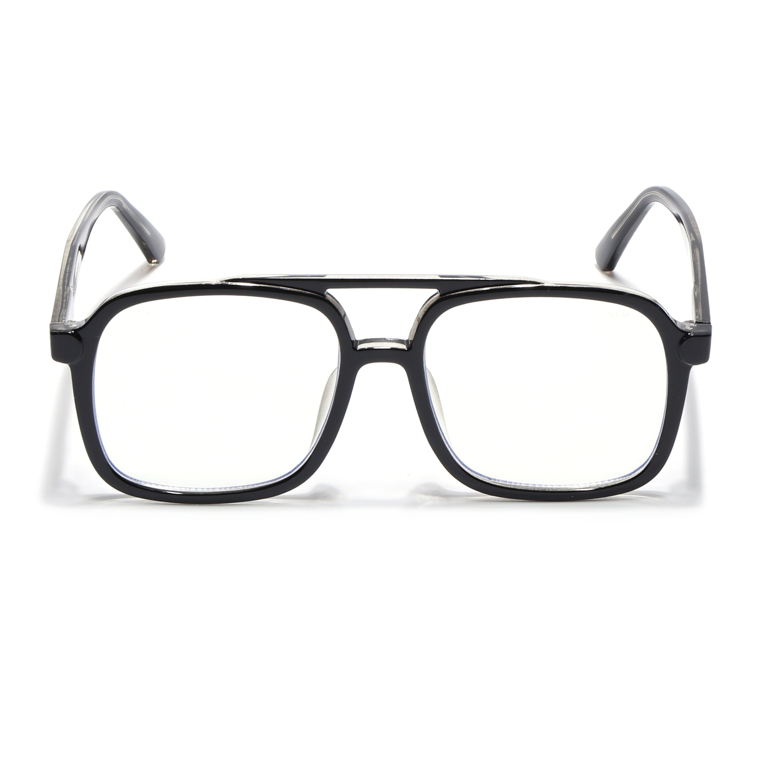 Voyage Maverick Black Wayfarer Eyeglasses for Men & Women (86635MG4153-C1)