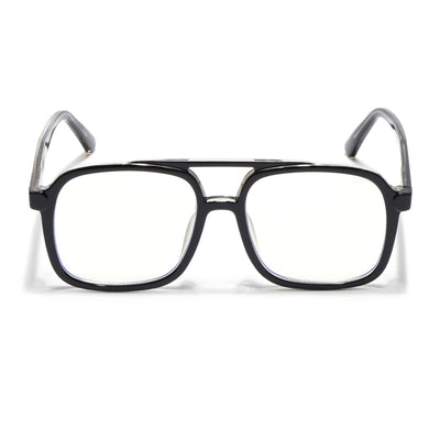 Voyage Maverick Black Wayfarer Eyeglasses for Men & Women (86635MG4153-C1)