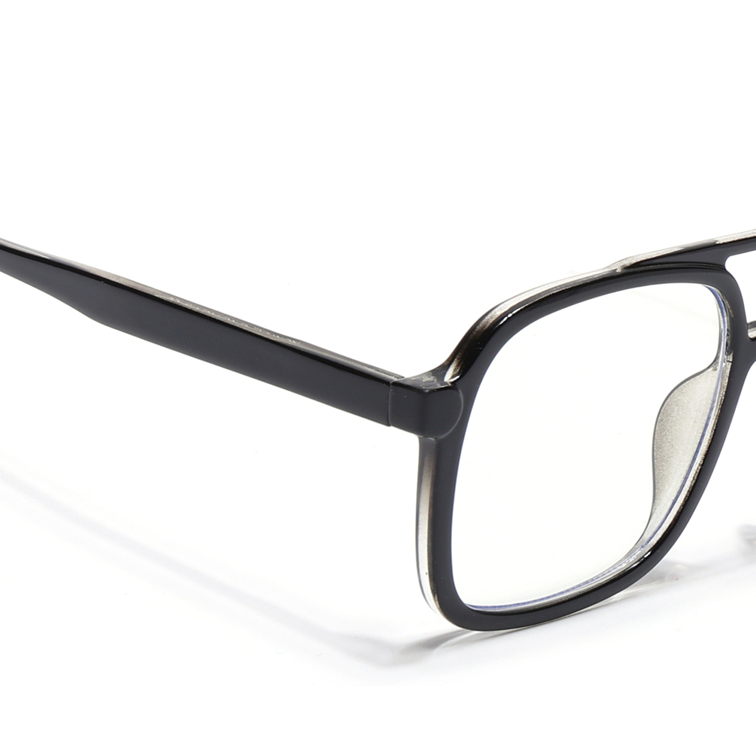 Voyage Maverick Black Wayfarer Eyeglasses for Men & Women (86635MG4153-C1)