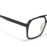 Voyage Maverick Black Wayfarer Eyeglasses for Men & Women (86635MG4153-C1)