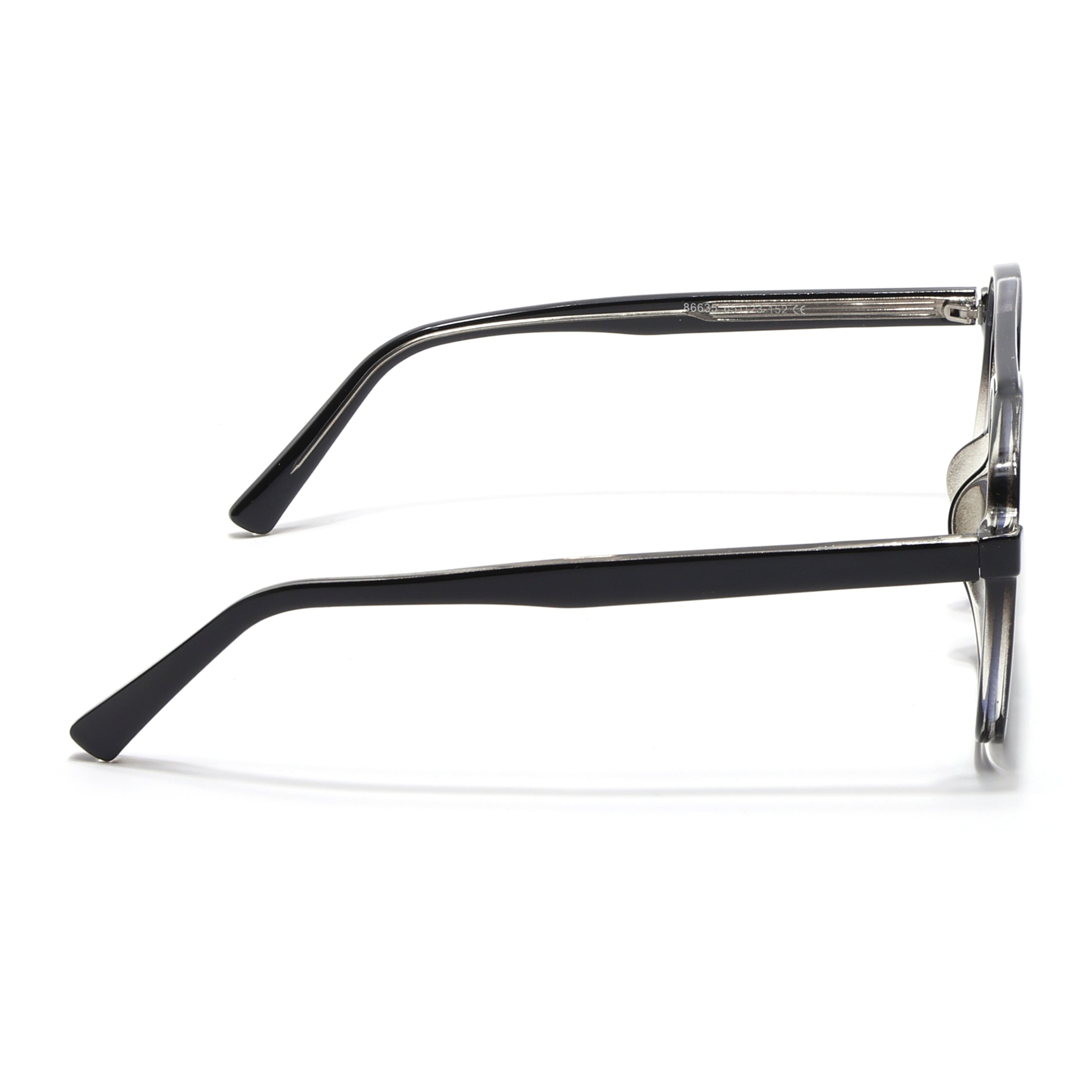 Voyage Maverick Black Wayfarer Eyeglasses for Men & Women (86635MG4153-C1)