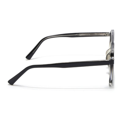 Voyage Maverick Black Wayfarer Eyeglasses for Men & Women (86635MG4153-C1)