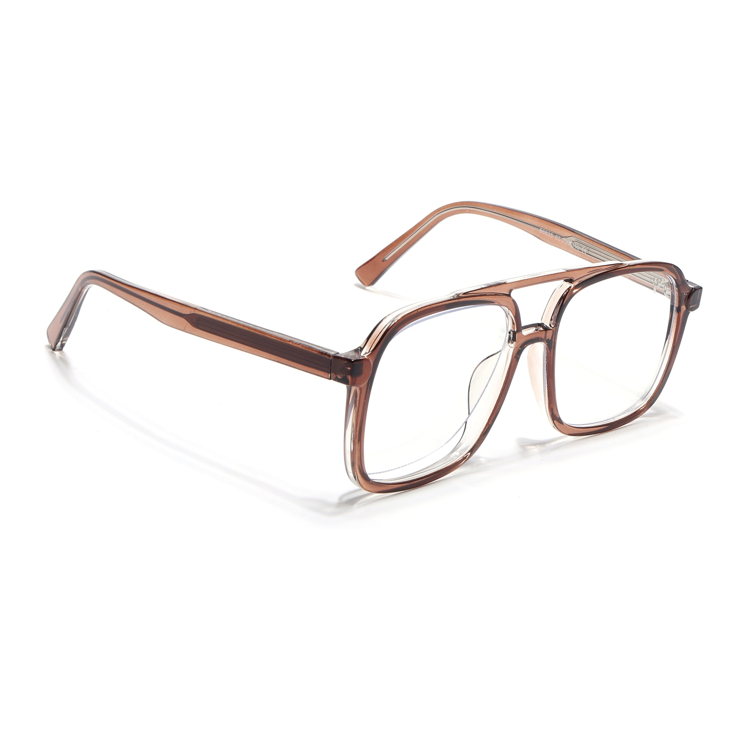 Voyage Maverick Brown Wayfarer Eyeglasses for Men & Women (86635MG4154-C3)