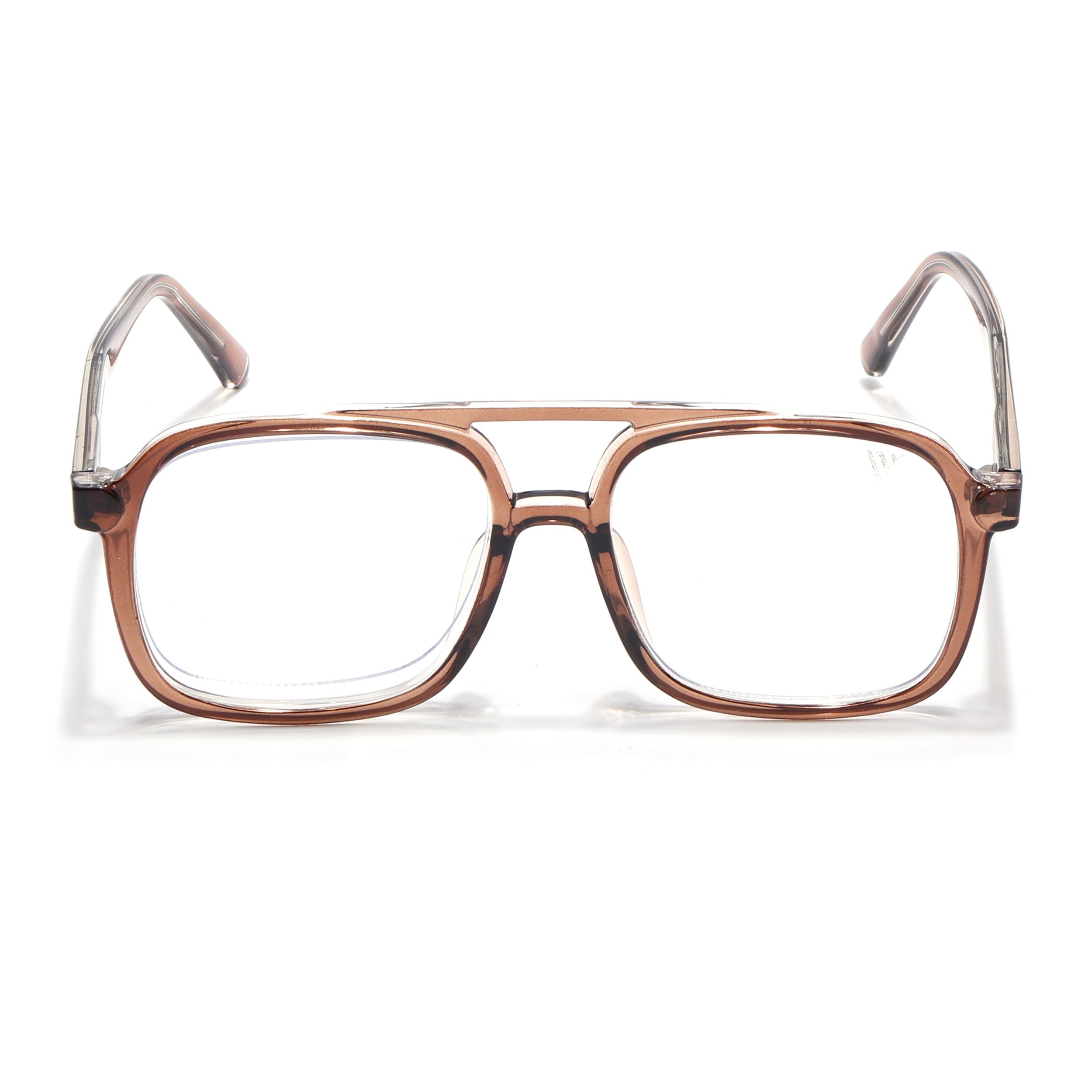 Voyage Maverick Brown Wayfarer Eyeglasses for Men & Women (86635MG4154-C3)