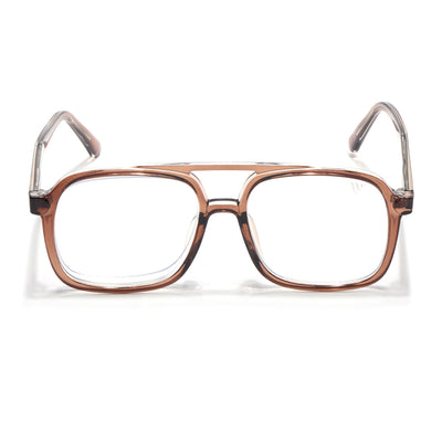 Voyage Maverick Brown Wayfarer Eyeglasses for Men & Women (86635MG4154-C3)