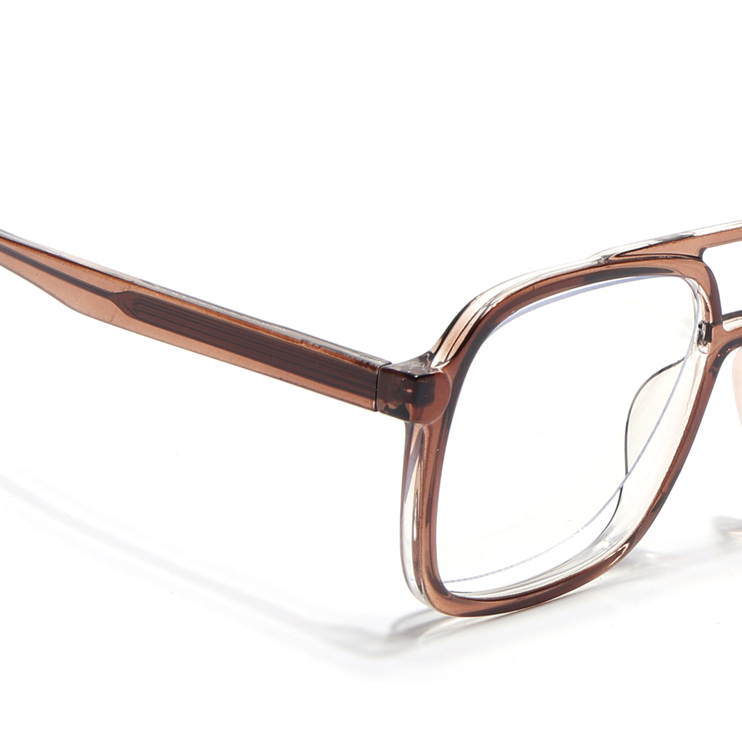 Voyage Maverick Brown Wayfarer Eyeglasses for Men & Women (86635MG4154-C3)