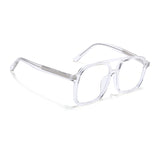 Voyage Maverick Clear Wayfarer Eyeglasses for Men & Women (86635MG4155-C4)