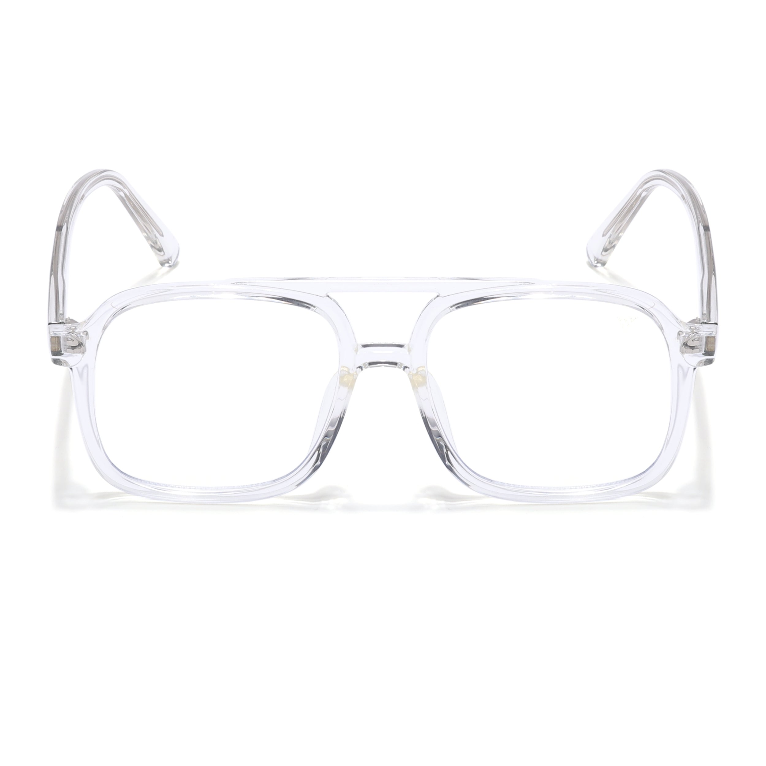 Voyage Maverick Clear Wayfarer Eyeglasses for Men & Women (86635MG4155-C4)