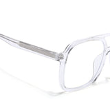 Voyage Maverick Clear Wayfarer Eyeglasses for Men & Women (86635MG4155-C4)