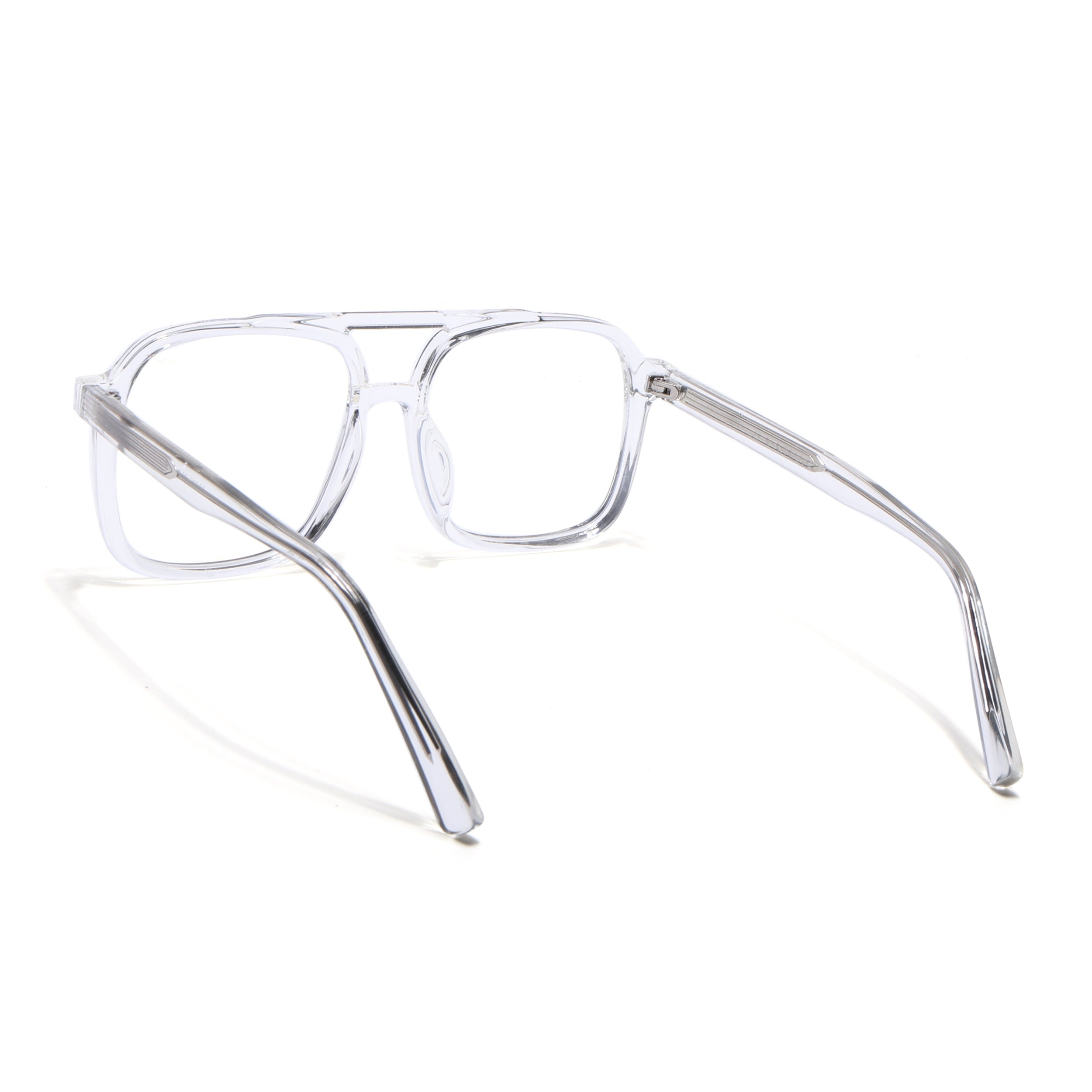 Voyage Maverick Clear Wayfarer Eyeglasses for Men & Women (86635MG4155-C4)