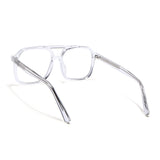 Voyage Maverick Clear Wayfarer Eyeglasses for Men & Women (86635MG4155-C4)