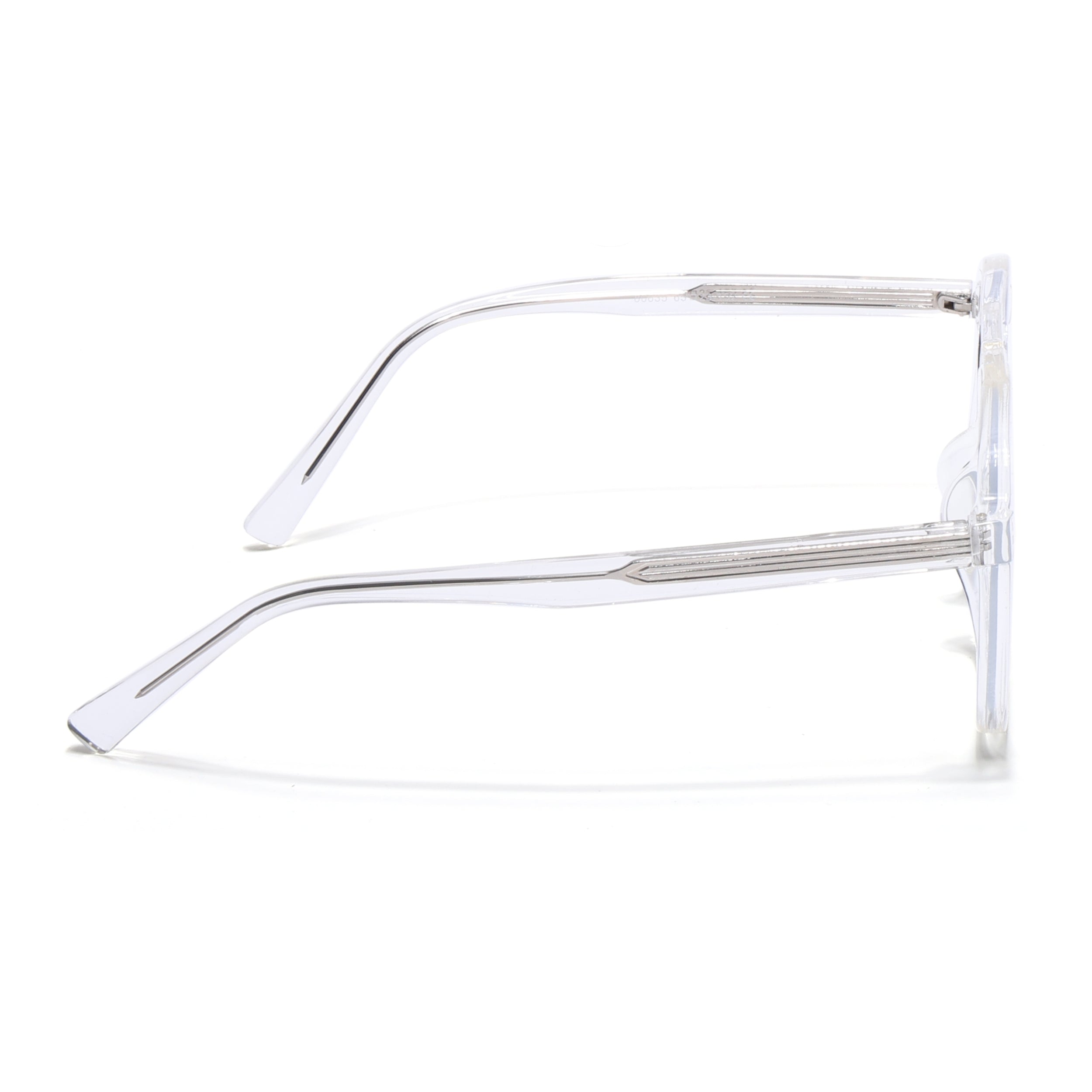 Voyage Maverick Clear Wayfarer Eyeglasses for Men & Women (86635MG4155-C4)