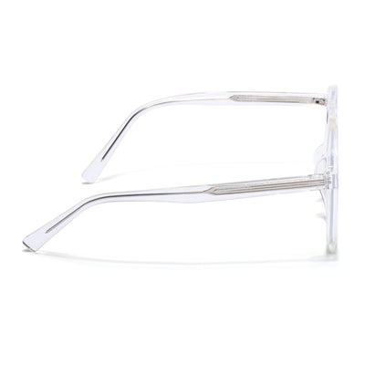 Voyage Maverick Clear Wayfarer Eyeglasses for Men & Women (86635MG4155-C4)