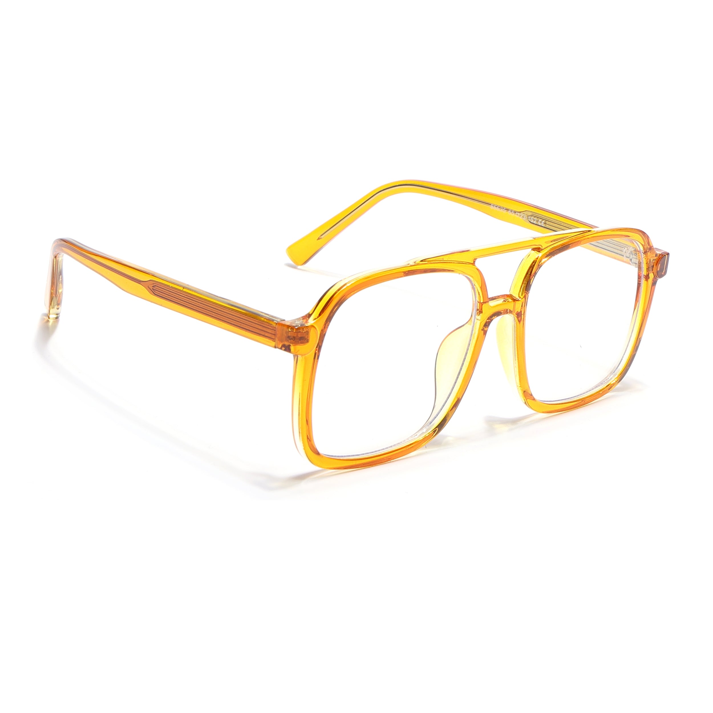 Voyage Maverick Orange Wayfarer Eyeglasses for Men & Women (86635MG4156-C2)