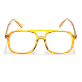 Voyage Maverick Orange Wayfarer Eyeglasses for Men & Women (86635MG4156-C2)