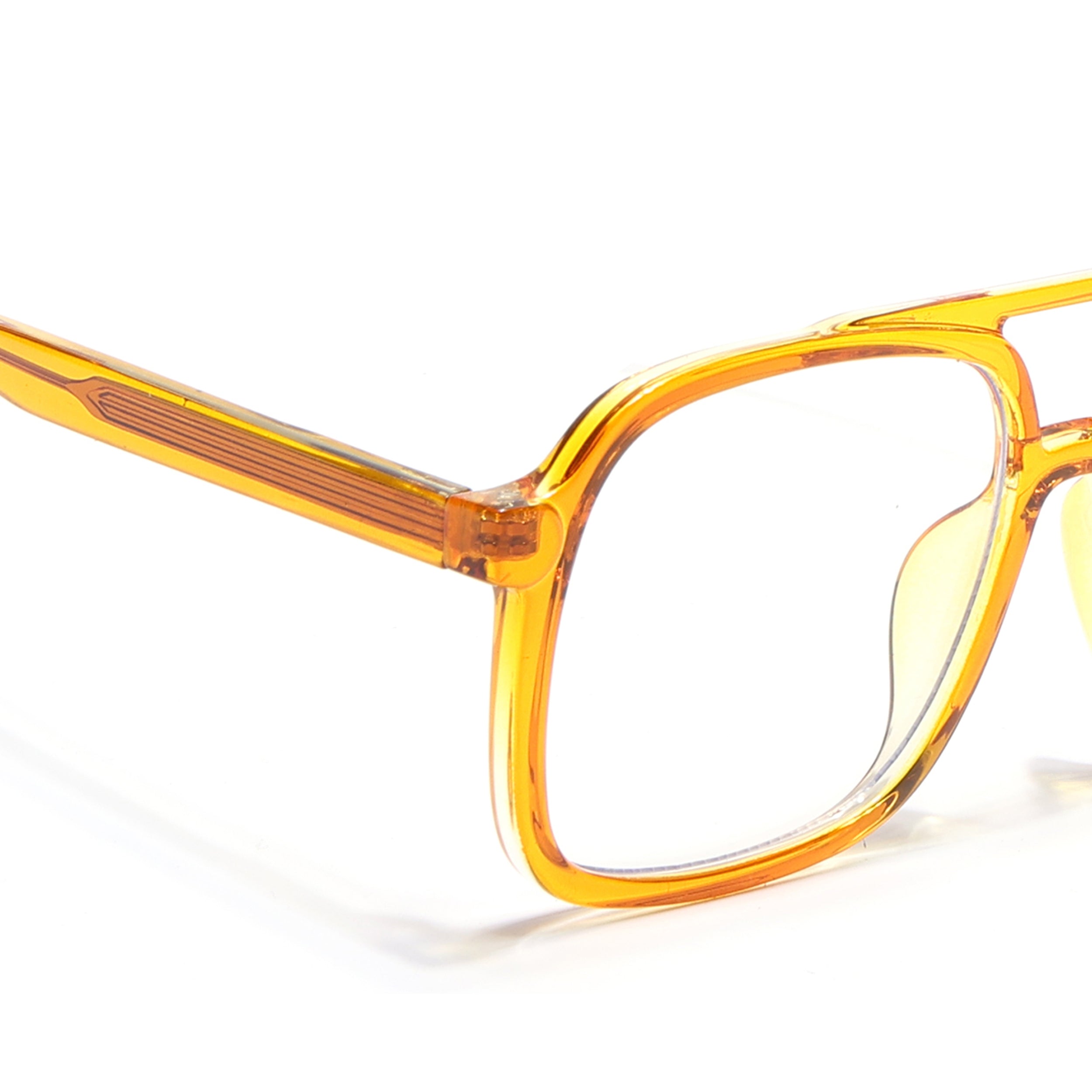 Voyage Maverick Orange Wayfarer Eyeglasses for Men & Women (86635MG4156-C2)