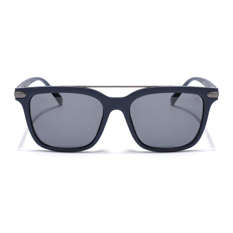 Eyejack Blue Wayfarer Polarized Sunglasses for Men & Women (868PCL2138)