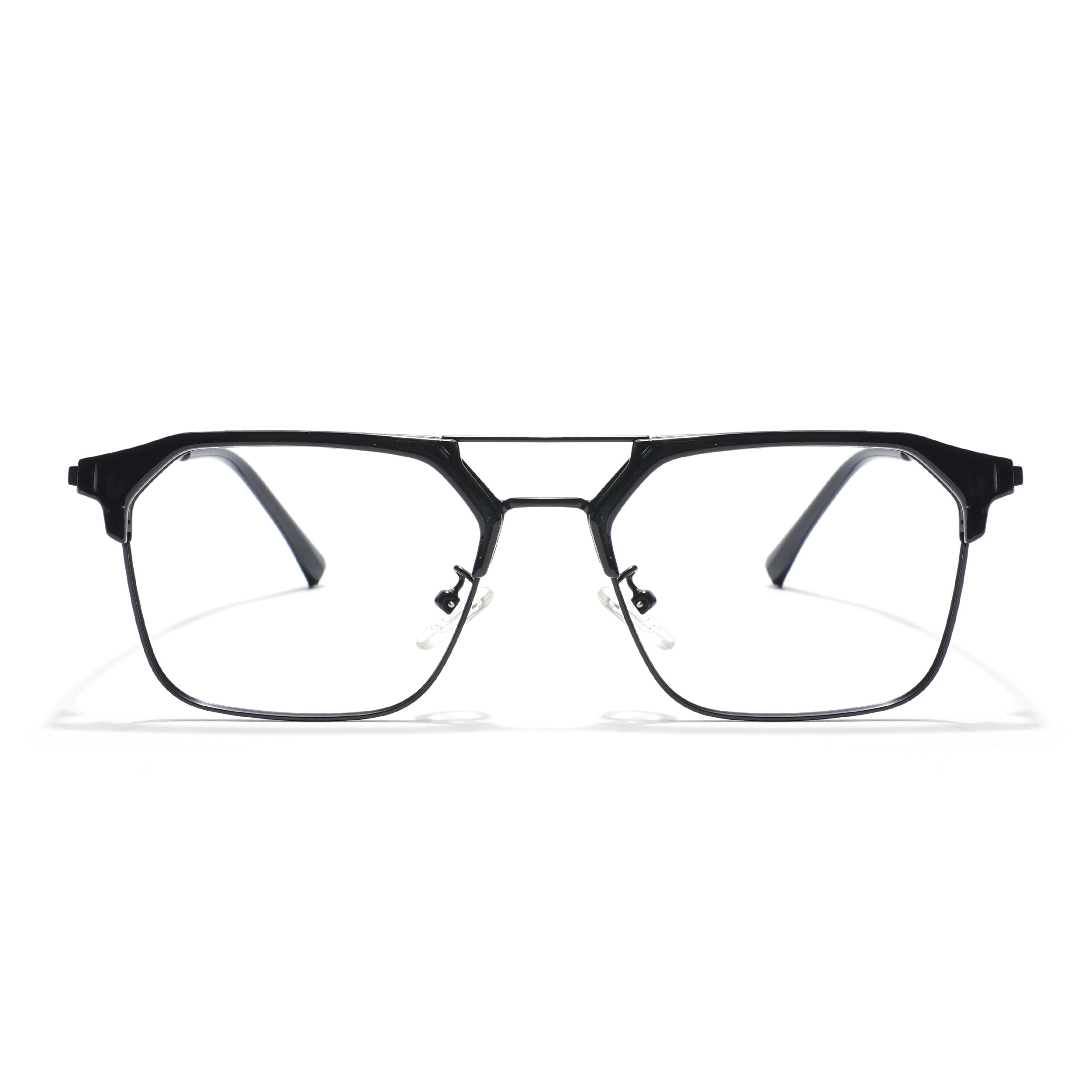 Voyage Black Wayfarer Eyeglasses for Men & Women (87332MG5834-C1)