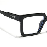 Voyage Verso Shine Black Wayfarer Eyeglasses for Men & Women (8774MG3922-C1)