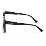 Voyage Verso Shine Black Wayfarer Eyeglasses for Men & Women (8774MG3922-C1)