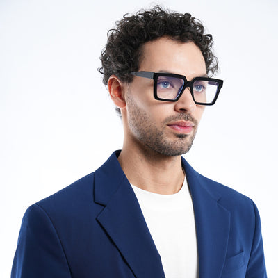 Voyage Verso Grey Wayfarer Eyeglasses for Men & Women (8774MG3923-C2)