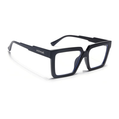 Voyage Verso Matt Black Wayfarer Eyeglasses for Men & Women (8774MG5165-C3)