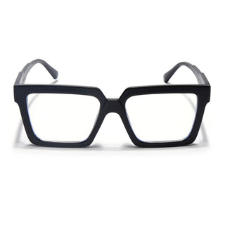 Voyage Verso Matt Black Wayfarer Eyeglasses for Men & Women (8774MG5165-C3)