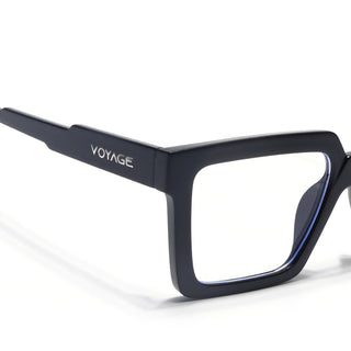 Voyage Verso Matt Black Wayfarer Eyeglasses for Men & Women (8774MG5165-C3)