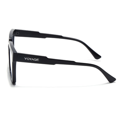 Voyage Verso Matt Black Wayfarer Eyeglasses for Men & Women (8774MG5165-C3)