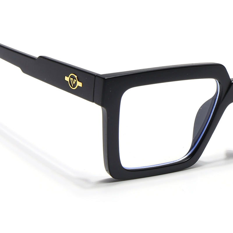 Voyage Exclusive Matt Black Square Eyeglasses for Men & Women (8774MG5245-C2)