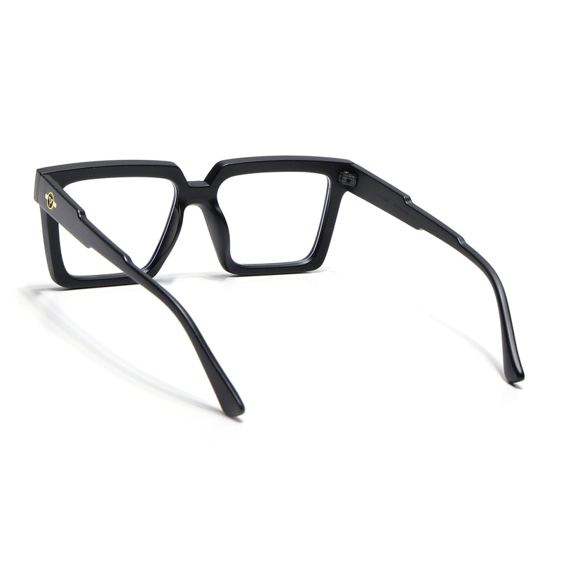 Voyage Exclusive Matt Black Square Eyeglasses for Men & Women (8774MG5245-C2)