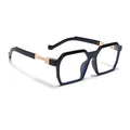 Voyage Matt Black Square Eyeglasses for Men & Women (8779MG5061-C2)