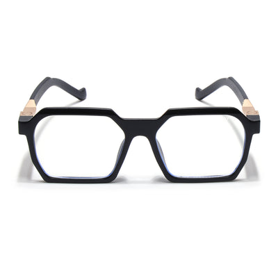 Voyage Matt Black Square Eyeglasses for Men & Women (8779MG5061-C2)