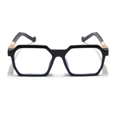 Voyage Matt Black Square Eyeglasses for Men & Women (8779MG5061-C2)
