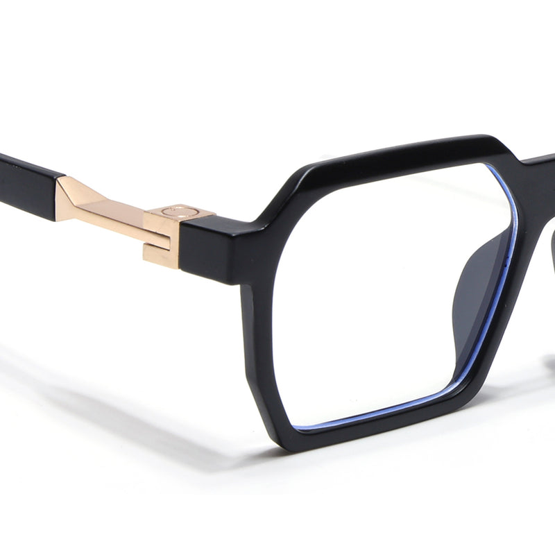 Voyage Matt Black Square Eyeglasses for Men & Women (8779MG5061-C2)
