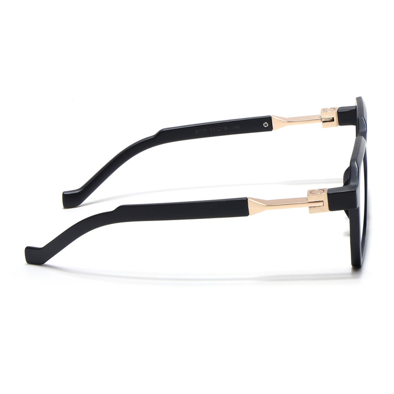 Voyage Matt Black Square Eyeglasses for Men & Women (8779MG5061-C2)