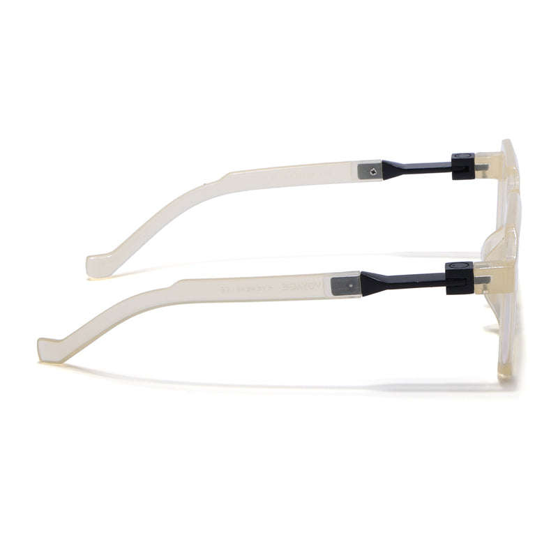 Voyage Light Yellow Square Eyeglasses for Men & Women (8779MG5064-C5)