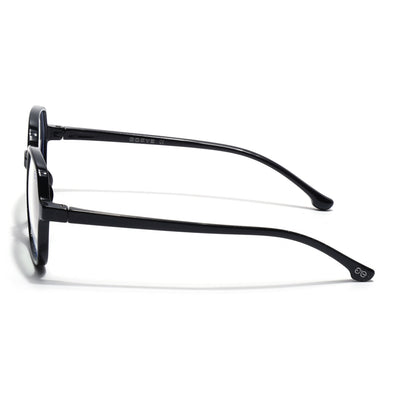 Goeye Black Hexagon Eyeglasses for Kids (Girls & Boys - 8802GE1277-C1)
