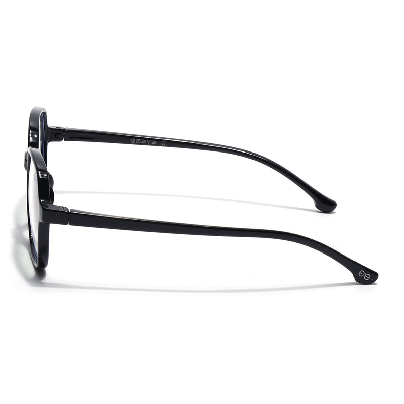 Goeye Black Hexagon Eyeglasses for Kids (Girls & Boys - 8802GE1277-C1)