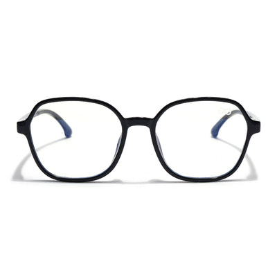 Goeye Black Hexagon Eyeglasses for Kids (Girls & Boys - 8802GE1277-C1)