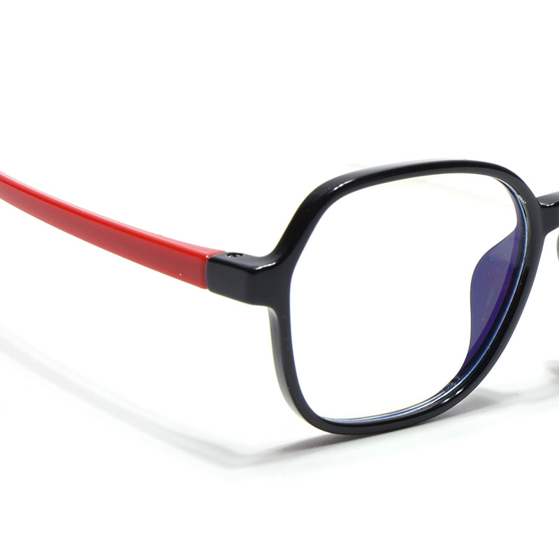 Goeye Black Hexagon Eyeglasses for Kids (Girls & Boys - 8802GE1278-C3)