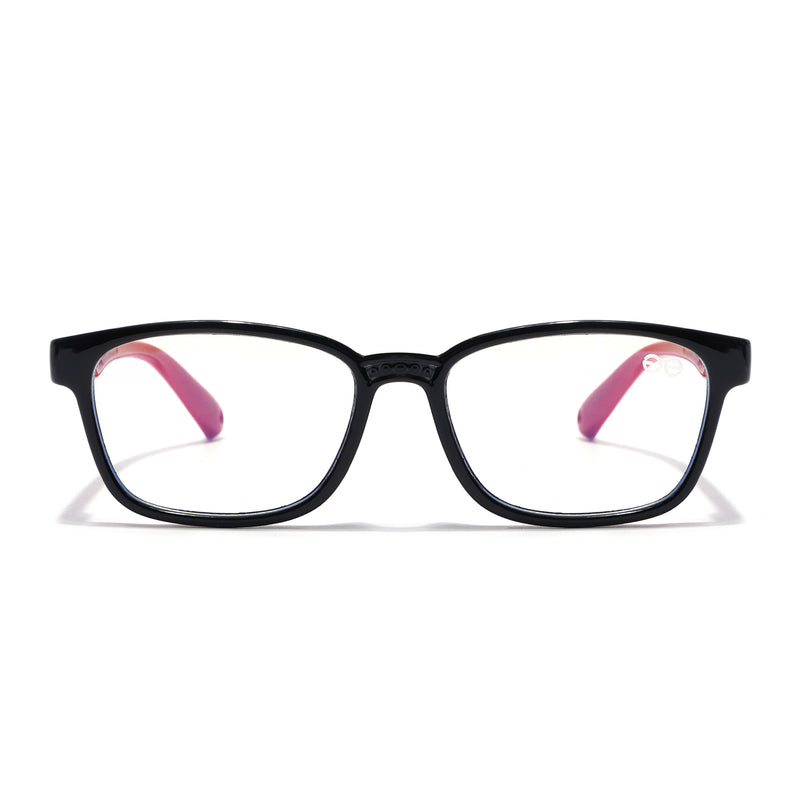 Goeye Black Rectangle Eyeglasses for Kids (Girls & Boys - 8808GE1293-C5)