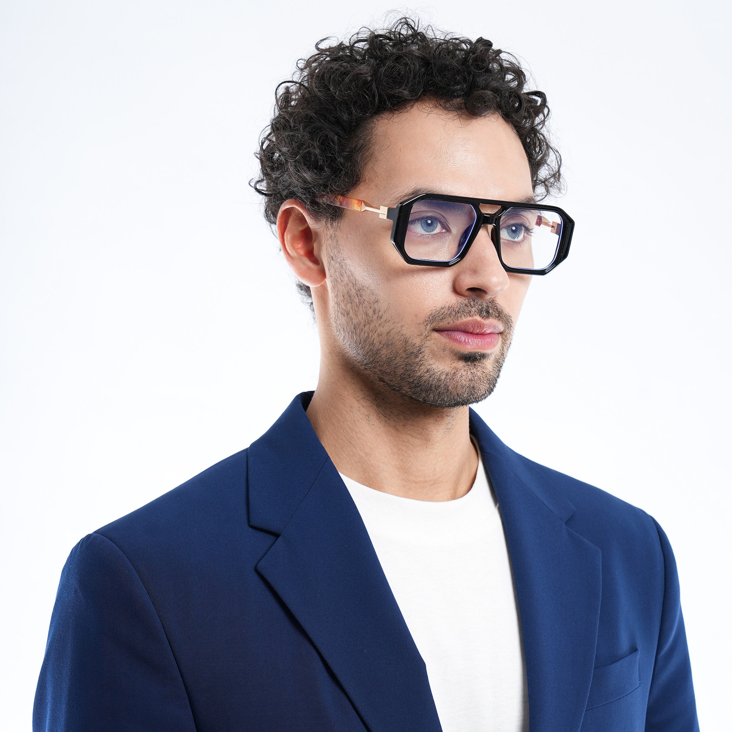 VictorX | Black Wayfarer Eyeglasses for Men & Women (8838MG5072-C3)