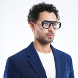 VictorX | Black Wayfarer Eyeglasses for Men & Women (8838MG5072-C3)