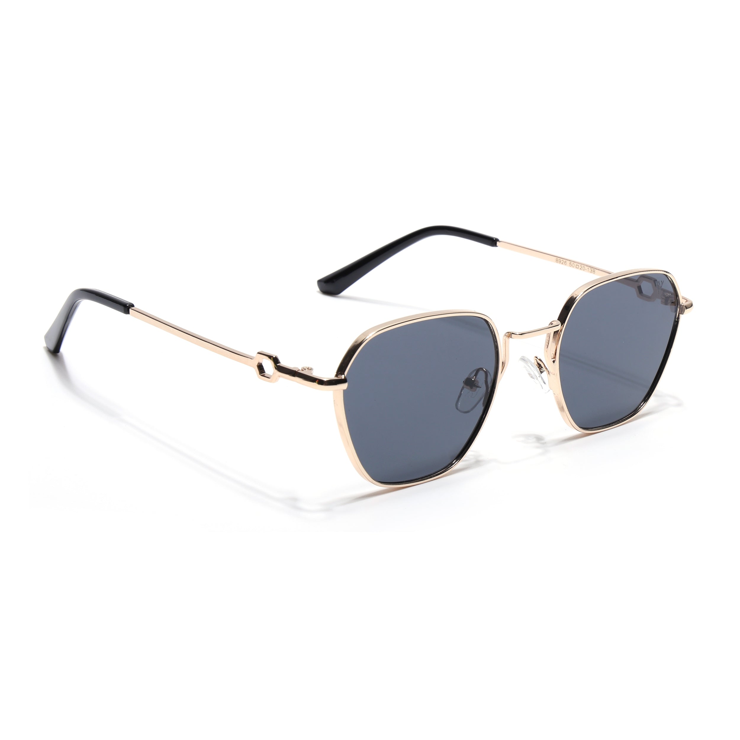 Voyage Square Gold Black Sunglasses MG2779