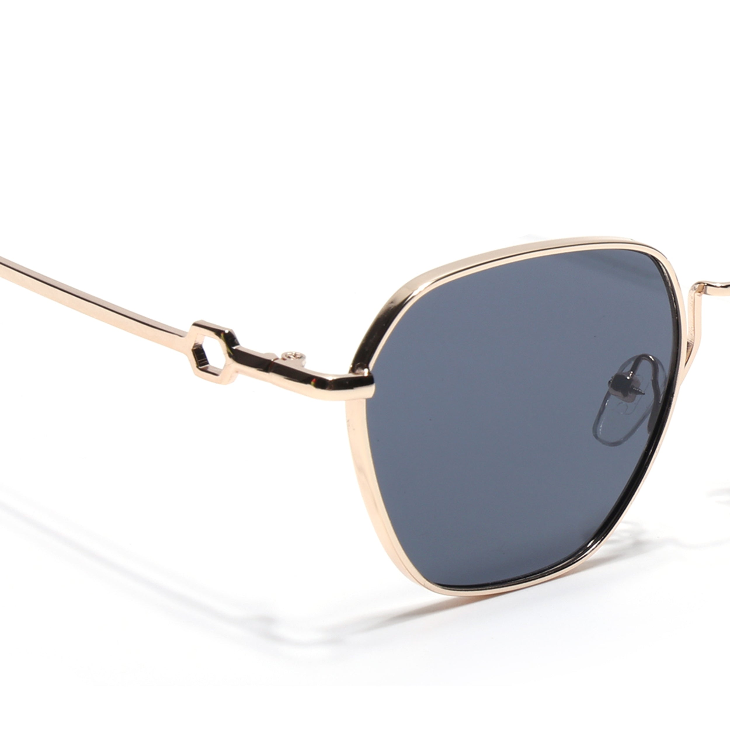 Voyage Square Gold Black Sunglasses MG2779