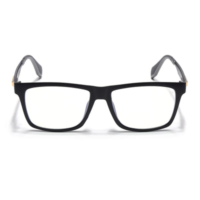 Voyage Exclusive Black Wayfarer Eyeglasses for Men & Women (892PMG4478-C1)