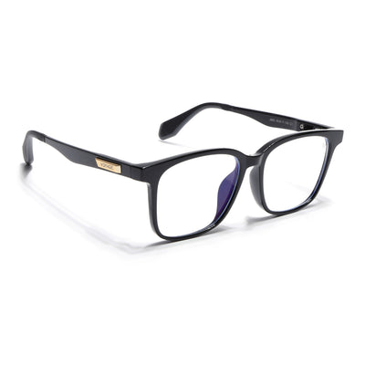Voyage Exclusive Shine Black Wayfarer Eyeglasses for Men & Women (893PMG4464-C1)