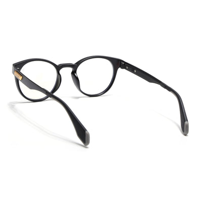 Voyage Exclusive Matt Black Round Eyeglasses for Men & Women (895PMG4458-C1)